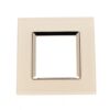 Placca Quadrata In Vetro Temperato MBL 2M Bianco Compatibile Bticino Living