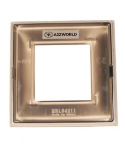 Placca Quadrata In Vetro Temperato MBL 2M Bianco Compatibile Bticino Living