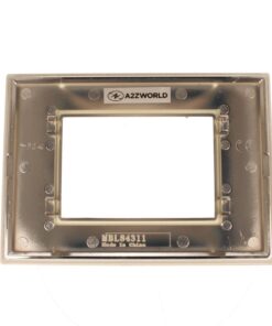 Placca Quadrata In Vetro Temperato MBL 3M Bianco Compatibile Bticino Living BLN84301