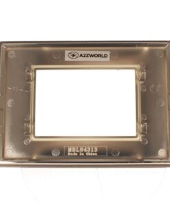 Placca Quadrata In Vetro Temperato MBL 3M Grigio Compatibile Bticino Living BLN84310