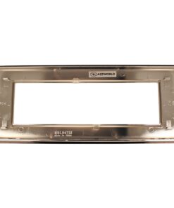 Placca Quadrata In Vetro Temperato MBL 7M Nero Compatibile Bticino Living BLN84702