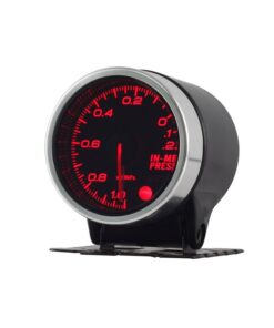 Vacuometro Vuotometro Analogico Pressione Vuoto BAR IN-MF Press Vacuum Gauge 52mm 12V Auto Doppio Ingresso Alimentazione 10 Colori