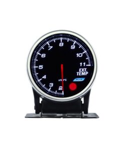 Manometro Analogico Temperatura Gas di Scarico Exhaust Temp Gauge 52mm 12V Auto Doppio Ingresso Alimentazione 10 Colori