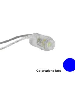 Modulo Bottone LED Da Incasso 1 SMD 5050 Colore Blue 12V IP68 120 Gradi SKU-5139