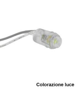 Modulo Bottone LED Da Incasso 1 SMD 5050 Colore Rosso 12V IP68 120 Gradi SKU-5137