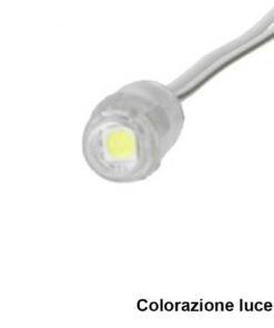 Modulo Bottone LED Da Incasso 1 SMD 5050 Colore Rosso 12V IP68 120 Gradi SKU-5137