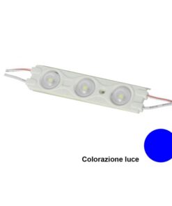Alternative view of Modulo Mattone LED 3 SMD 2835 Colore Blue 12V IP67 Con Lente Ingrandimento 160 Gradi SKU-5127