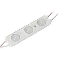 Alternative view of Modulo Mattone LED 3 SMD 2835 Bianco Caldo 12V IP67 Con Lente Ingrandimento 160 Gradi SKU-5124