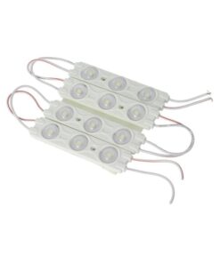 Modulo Mattone LED 3 SMD 2835 Bianco Freddo 12V IP67 Con Lente Ingrandimento 160 Gradi SKU-5125