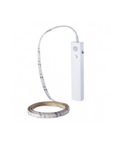 Striscia Led a Batteria 6V 2,4W 3000K Con Sensore Movimento PIR IP65 1 Metro 30 SMD 2835 SKU-2573