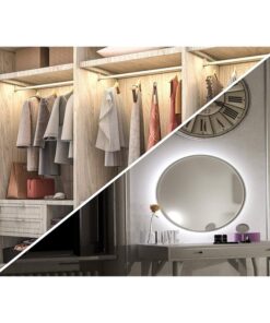 Alternative view of Striscia Led a Batteria 6V 2,4W 3000K Con Sensore Movimento PIR IP65 1 Metro 30 SMD 2835 SKU-2573