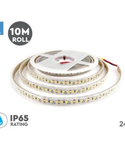 24V Bobina Striscia Led Da 10 Metri IP65 3000K 7,2W/M 1200 smd 2835 600 LM/M SKU-212625