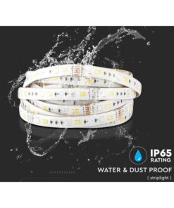 Kit Bobina Striscia Led RGB+CCT IP65 Con Centralina WiFi Compatibile Con Amazon Alexa Google Alimentatore Telecomando SKU-2628