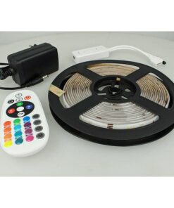 Kit Bobina Striscia Led RGB+CCT IP65 Con Centralina WiFi Compatibile Con Amazon Alexa Google Alimentatore Telecomando SKU-2628