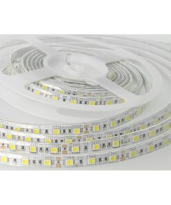 Bobina Striscia Led 300 SMD 5050 12V 10,8W/M Neutro 4000K IP65 Impermeabile 5 Metri Unguente Di Silicone Incluso SKU-212150