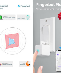 Fingerbot Smart Switch Toggle Pulsante Pusher Bluetooth BLE Bluetooth BLE Mesh TUYA, Smart Life 5V IP20