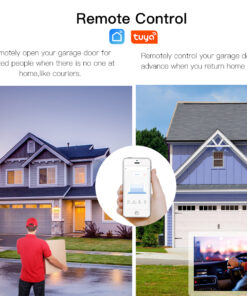 Kit Smart WIFI Garage Opener Apri Saracinesca Serrande Cancello WIFI 2.4G TUYA, Smart Life AC 100-250V 50/60HZ IP20
