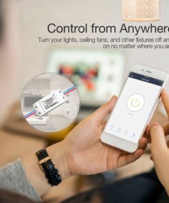 Interruttore WIFI 16A WIFI 2.4G TUYA, Smart Life 16A AC 90-250V 50/60HZ 3500W