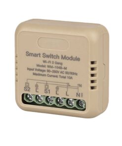 Relè Passo Passo Mini Interruttore WIFI 2.4G 2 Canali 10A TUYA, Smart Life 10A AC 90-250V 50/60HZ 2200W 40X40X18mm IP20