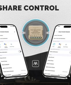 Relè Passo Passo Mini Interruttore WIFI 2.4G 2 Canali 10A TUYA, Smart Life 10A AC 90-250V 50/60HZ 2200W 40X40X18mm IP20