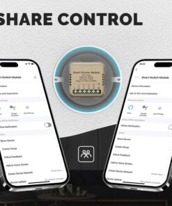 Mini Triac Dimmer WIFI 2.4G 2 Canali TUYA, Smart Life 1A AC 90-250V 50/60HZ 2X100W 40X40X18mm IP20