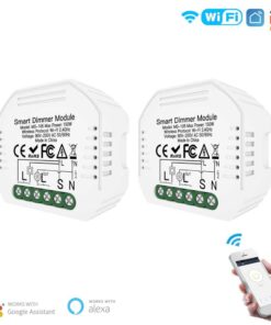 Interruttore WIFI 2.4G Triac Dimmer Taglio di Fase, APP TUYA, Smart Life 1A AC 220V 50/60HZ 150W SH105
