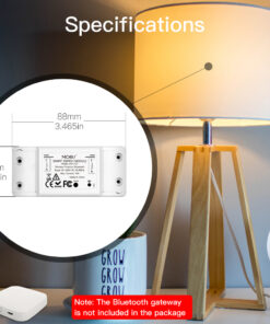 Interruttore Smart Bluetooth BLE 10A Bluetooth BLE Mesh TUYA, Smart Life 10A AC 90-250V 50/60HZ 2200W IP20 SHB101B