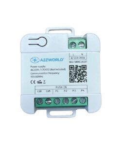 Trasmettitore RF 433MHz, per LED Dimmer Con Pulsante MMC1418R, Alimentazione con Pile CR2032 e AC220V, Controllo Wireless, IP20