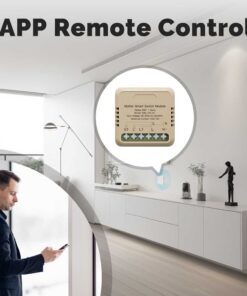 Alternative view of Relè Passo Passo Mini Interruttore Matter WiFi 2.4G, 10A TUYA, Compatibile Apple Home, Google Home, Alexa, SmartThings, 2200W, AC 90-250V 50/60Hz, 40x40x18mm, IP20