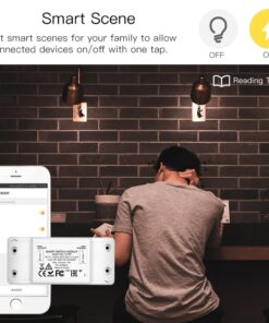 Interruttore WIFI 2.4G + RF 433MHz 10A TUYA, Smart Life 10A AC 90-250V 50/60HZ 2200W