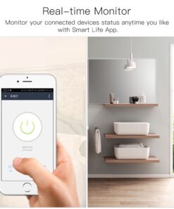 Interruttore WIFI 2.4G + RF 433MHz 10A TUYA, Smart Life 10A AC 90-250V 50/60HZ 2200W