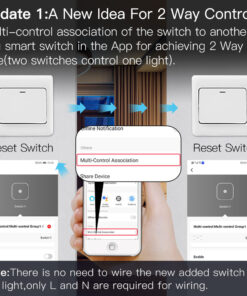 Relè Passo Passo Interruttore Smart ZigBee RF433 2 In 1 ZigBee, RF 433MHz TUYA, Smart Life 10A AC 90-250V 50/60HZ 2200W SHZ104Z IP20