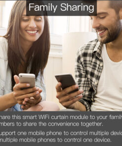 Modulo Tapparelle WIFI 2.4G + RF 433MHz, TUYA, Smart Life, 2A, AC 90-250V, 50/60HZ, 500W, 52X47X18mm, IP20, SH108WR SH108