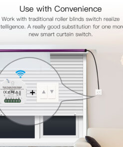 Modulo Tapparelle WIFI 2.4G + RF 433MHz, TUYA, Smart Life, 2A, AC 90-250V, 50/60HZ, 500W, 52X47X18mm, IP20, SH108WR SH108