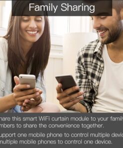 Modulo Tapparelle WIFI 2.4G + BLE, 2 Canali, Bluetooth BLE Mesh, TUYA, Smart Life, 2A, AC 90-250V, 50/60HZ, 500W, 52X47X18mm, IP20