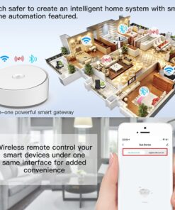 Gateway ZigBee 3.0 + Bluetooth BLE Mesh + Allarme, Smart Life, 1A, 5V, 92X92X40mm, IP20, SHZ3302