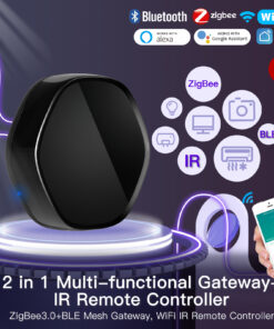 Gateway ZigBee Bluetooth BLE Mesh IR Infrarossi ZigBee 3.0,Bluetooth BLE Mesh,IR TUYA, Smart Life 1A 5V IP20