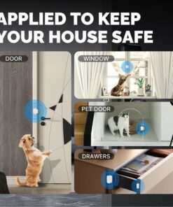 Mini Sensore Magnetico Protocollo ZigBee 3.0 Per Porta e Finestra TUYA, Smart Life 3V Con Pile CR2032