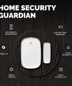 Mini Sensore Magnetico Protocollo ZigBee 3.0 Per Porta e Finestra TUYA, Smart Life 3V Con Pile CR2032