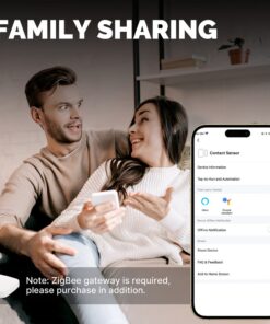 Mini Sensore Magnetico Protocollo ZigBee 3.0 Per Porta e Finestra TUYA, Smart Life 3V Con Pile CR2032