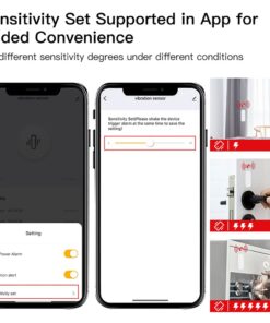 Alternative view of Sensore Vibrazione, ZigBee 3.0, TUYA, Smart Life, 3V Con Pile AAA, 69X24X20mm, IP20, SHZ3431