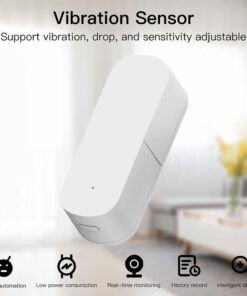 Sensore Vibrazione, ZigBee 3.0, TUYA, Smart Life, 3V Con Pile AAA, 69X24X20mm, IP20, SHZ3431