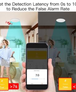 Sensore Presenza Persone, ZigBee 3.0, TUYA, Smart Life AC 90-250V, 50/60HZ, 93X93X30mm, IP20, SHZ3434