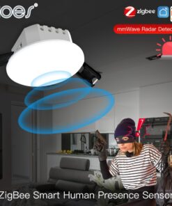 Sensore Presenza Persone, ZigBee 3.0, TUYA, Smart Life AC 90-250V, 50/60HZ, 93X93X30mm, IP20, SHZ3434