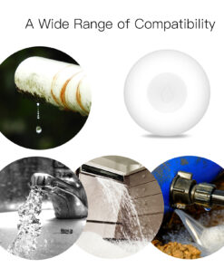 Sensore Perdita Acqua Rilevatore di Allagamento ZigBee Protocollo ZigBee 3.0 TUYA, Smart Life CR2032 IP66 Ø50x17mm