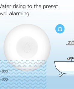 Sensore Perdita Acqua Rilevatore di Allagamento ZigBee Protocollo ZigBee 3.0 TUYA, Smart Life CR2032 IP66 Ø50x17mm
