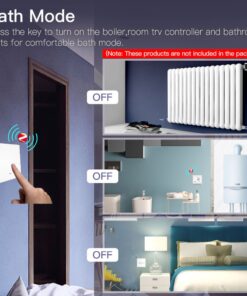 Telecomando Interruttore Protocollo ZigBee 3.0, 1 Tasto TUYA, Smart Life 3V Con Pile CR2032, Bianco
