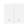 Telecomando Interruttore Protocollo ZigBee 3.0, 2 Tasti, TUYA, Smart Life 3V Con Pile CR2032, Bianco