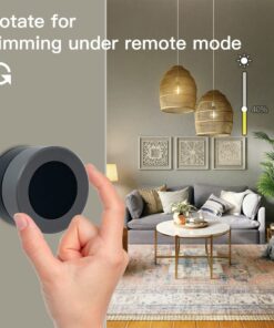 Telecomando Interruttore Magnetico Slim Rotonda, Protocollo ZigBee 3.0, TUYA, Smart Life 3V Con Pile CR2032