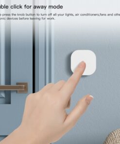 Telecomando Interruttore Magnetico Slim Quadrata , Protocollo ZigBee 3.0, TUYA, Smart Life 3V Con Pile CR2032, Bianco